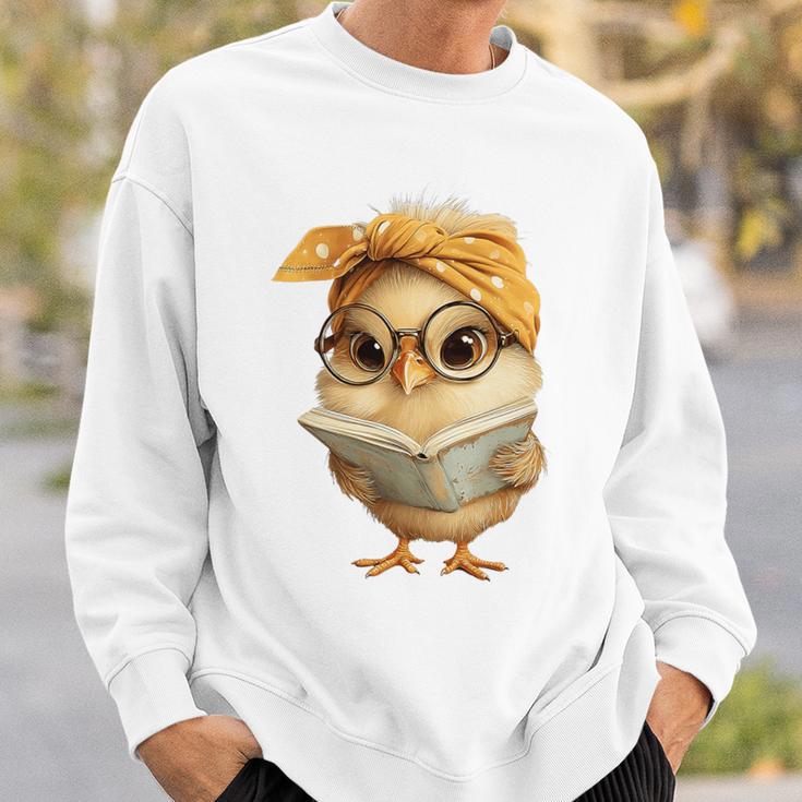 Cute Chick Reading Book Bandana Premium Tri-Blend Sweatshirt Gifts for Him Cute Chick Reading Book Bandana Premium Tri-Blend Sweatshirt Gifts for Him