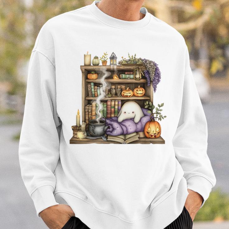 Cute Halloween Bookshelf Premium Tri-Blend Sweatshirt Gifts for Him Cute Halloween Bookshelf Premium Tri-Blend Sweatshirt Gifts for Him