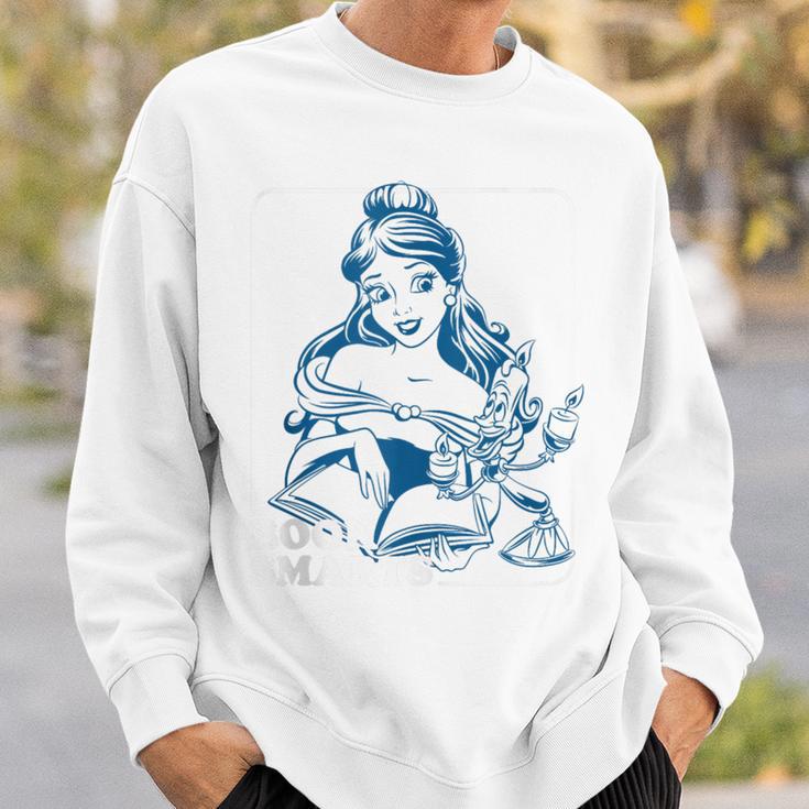 Disney Beauty And The Beast Belle Book Smarts Sweatshirt Gifts for Him