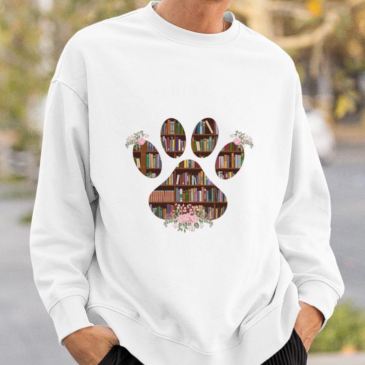 Easily Distracted By Dogs And Books Sweatshirt Gifts for Him