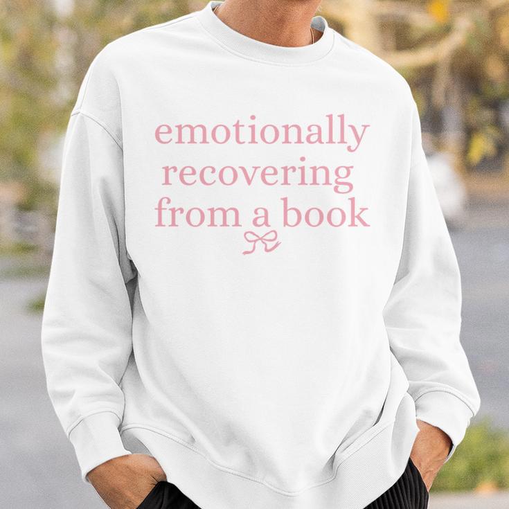 Emotionally Recovering From a Book Bookish Sweatshirt Gifts for Him
