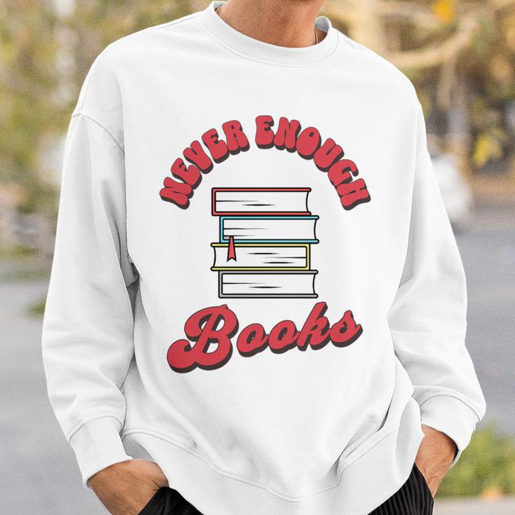 Never Enough Books Book Lover Librarian Teacher Premium Tri-Blend Sweatshirt Gifts for Him Never Enough Books Book Lover Librarian Teacher Premium Tri-Blend Sweatshirt Gifts for Him