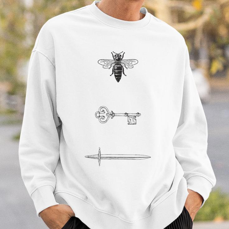 Fantasy Fiction Starless Novel Sea Bee Key Sword Book Sweatshirt Gifts for Him