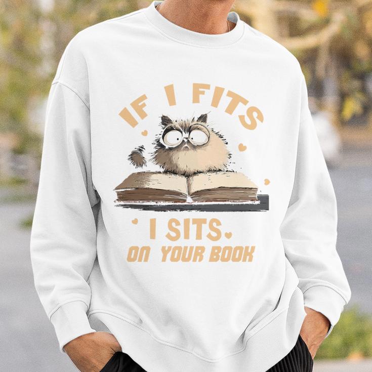 If i Fits I Sits On Your Book Premium Tri-Blend Sweatshirt Gifts for Him If i Fits I Sits On Your Book Premium Tri-Blend Sweatshirt Gifts for Him