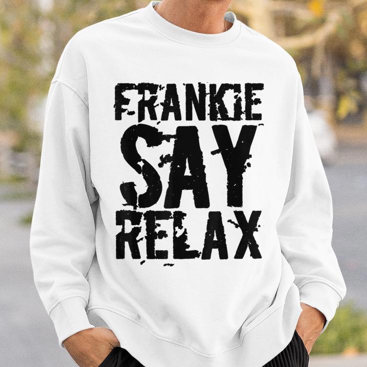 Frankieay Relax 太字フォントシャツ スウェットシャツ 彼への贈り物