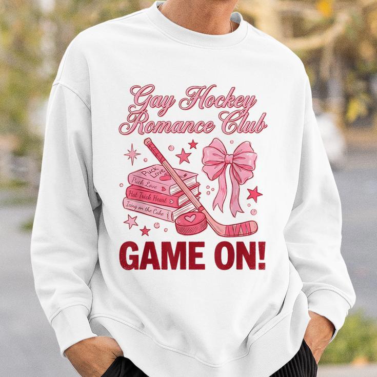Gay Hockey Romance Club Bookish Smutty Spicy Book Lover Sweatshirt Gifts for Him Gay Hockey Romance Club Bookish Smutty Spicy Book Lover Sweatshirt Gifts for Him