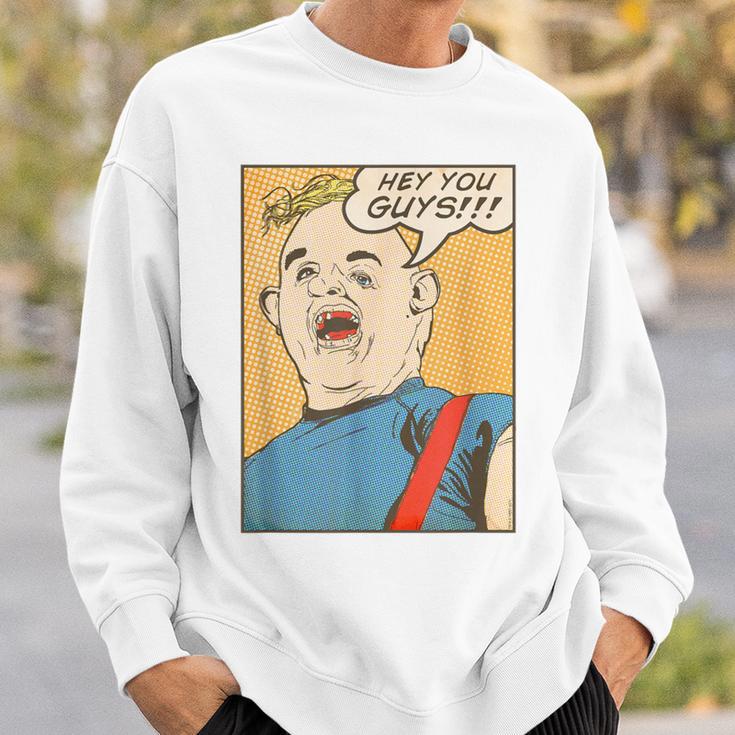 The Goonies Sloth Pop Art Comic Book Illustration 80's Movie Sweatshirt Gifts for Him The Goonies Sloth Pop Art Comic Book Illustration 80's Movie Sweatshirt Gifts for Him