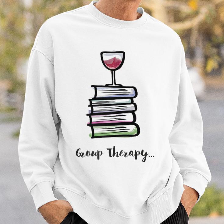 GROUP THERAPY Book Club Sweatshirt Gifts for Him GROUP THERAPY Book Club Sweatshirt Gifts for Him