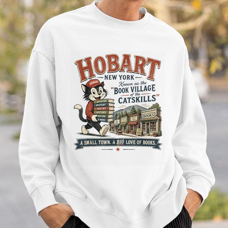 Hobart NY Book Village Of Catskills Vintage Mascot Logo Sweatshirt Gifts for Him
