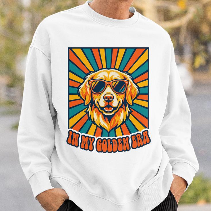 In My Golden Era レトロレトリバー ドッグサングラス グラフィックtシャツ 長袖tシャツ スウェットシャツ 彼への贈り物