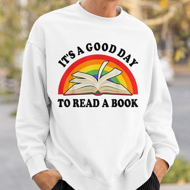 Its Good Day To Read A Book Kids Girl Women Teacher Reading Sweatshirt Gifts for Him Its Good Day To Read A Book Kids Girl Women Teacher Reading Sweatshirt Gifts for Him
