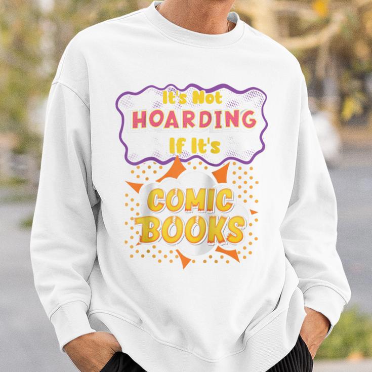It's Not Hoarding If It's Comic Books Collector Reader Raglan Baseball Tee Sweatshirt Gifts for Him
