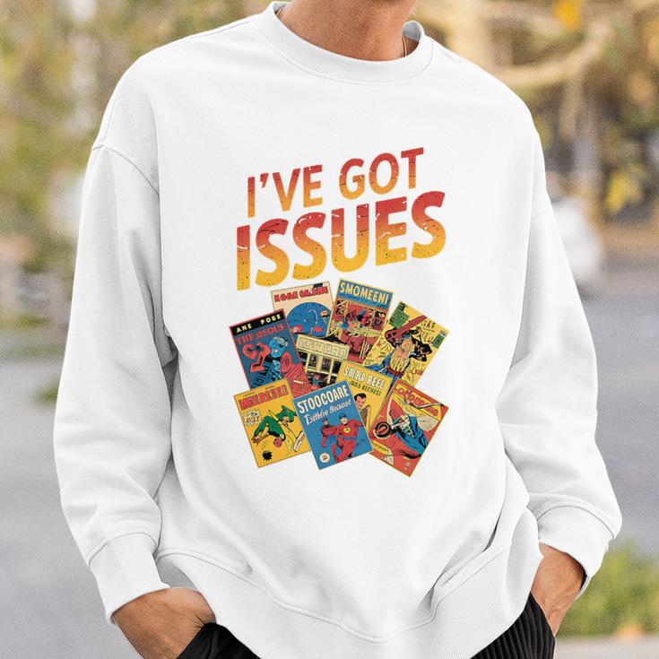I'Ve Got Issues Comic Book Collecting Premium Tri-Blend Sweatshirt Gifts for Him