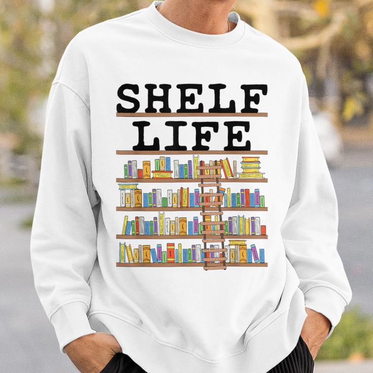 Librarian Book Lover Reader Shelf Bookshelf Women Sweatshirt Gifts for Him