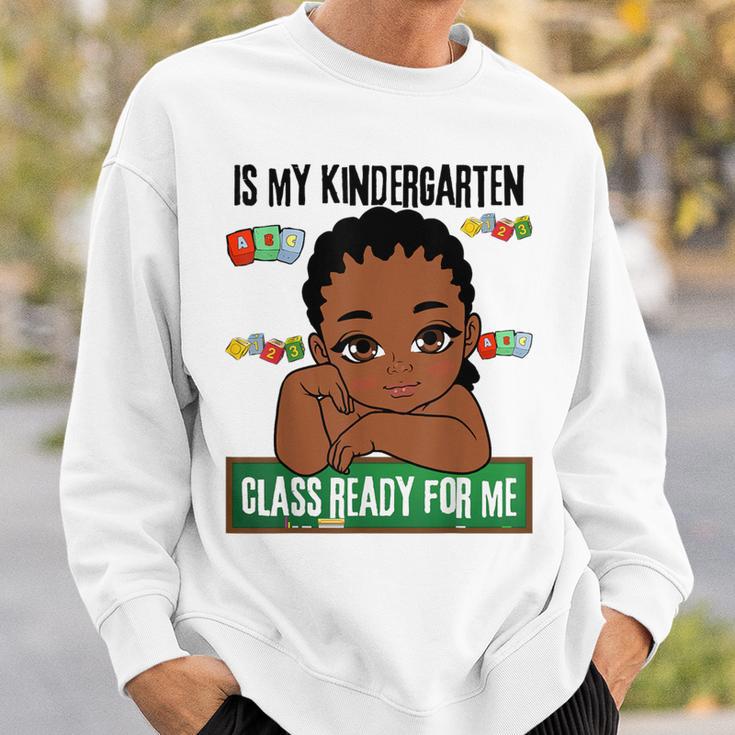 Lil Mr Kindergarten Prince Boys Melanin Boy Read Books Sweatshirt Gifts for Him