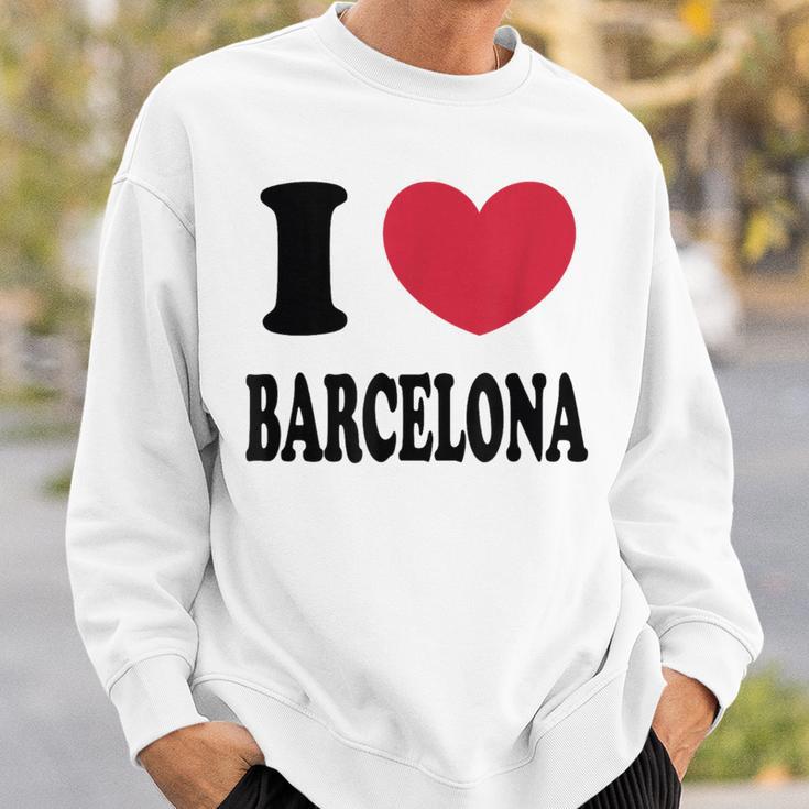 I Love Barcelona バルセロナが大好き スウェットシャツ 彼への贈り物