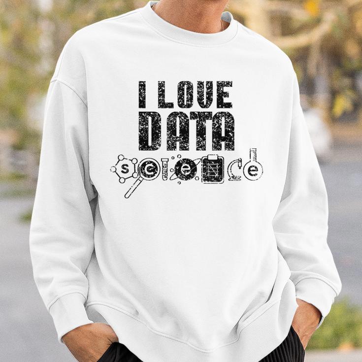 I Love Datacience Analytics アナリストサイエンティスト スウェットシャツ 彼への贈り物