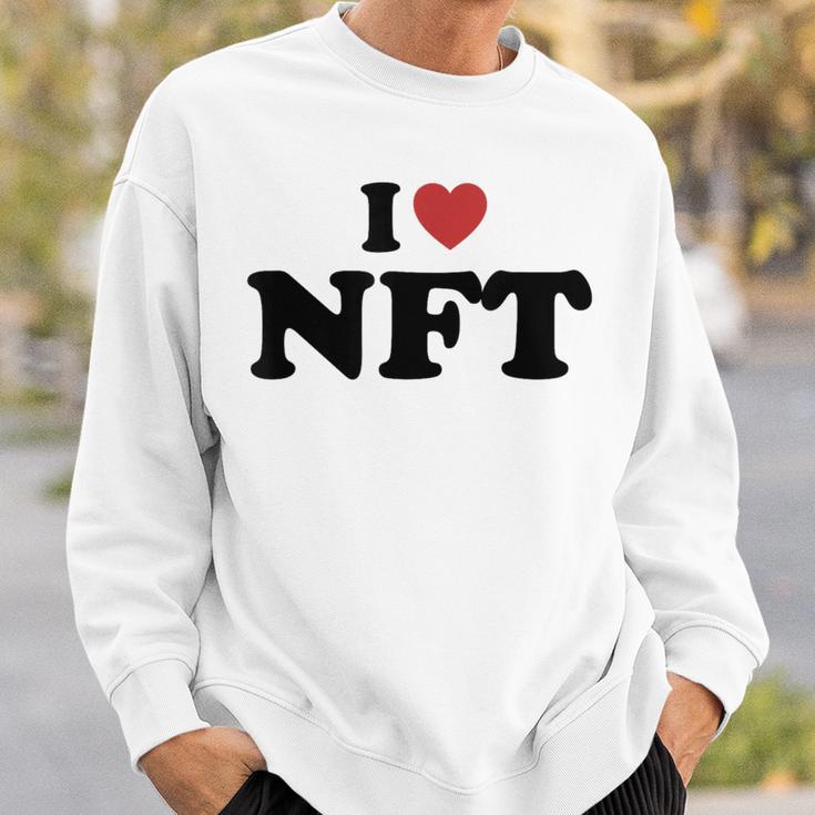 I Love Nft スウェットシャツ 彼への贈り物