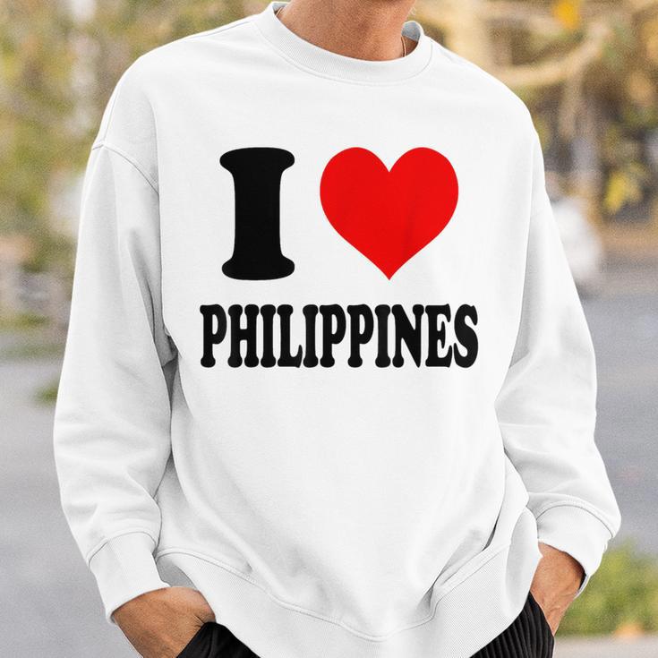 I Love Philippines フィリピン スウェットシャツ 彼への贈り物