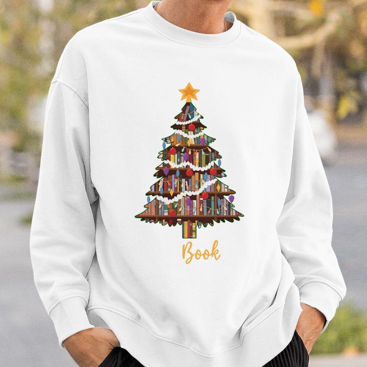 Merry Bookmas Book Reading Lover Library Reader Enthusiast Sweatshirt Gifts for Him
