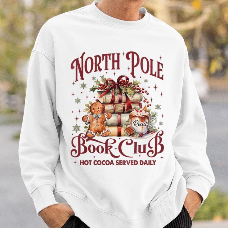 North Pole Book Club Sweatshirt Gifts for Him