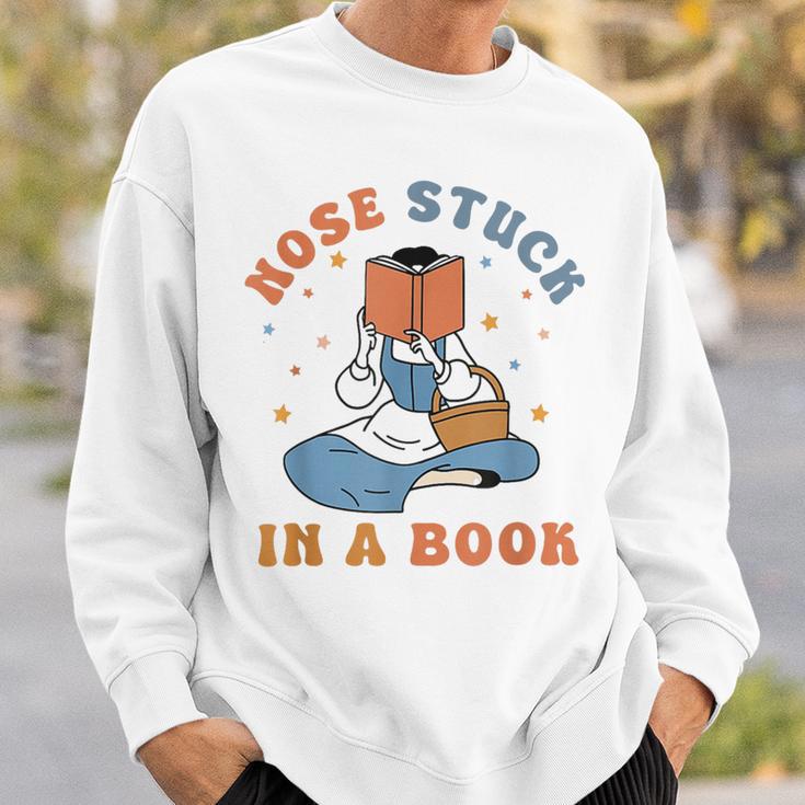 Nose Stuck In A Book Book Lover Sweatshirt Gifts for Him Nose Stuck In A Book Book Lover Sweatshirt Gifts for Him