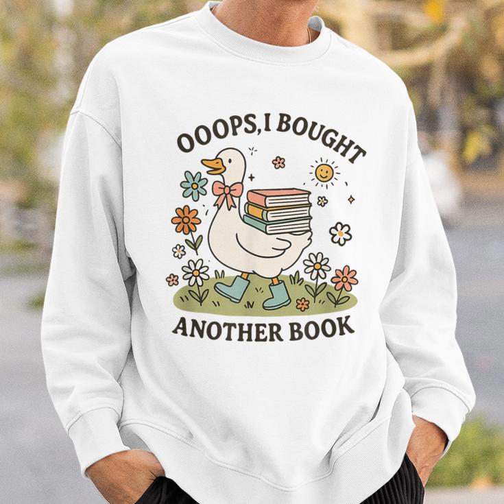 Oops I Got Another Book Goose Reading Humor Sweatshirt Gifts for Him
