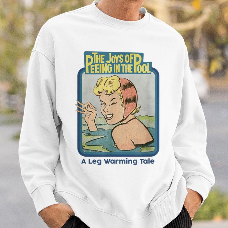 Peeing In The Pool Book Cover By Sam Spencer Sweatshirt Gifts for Him