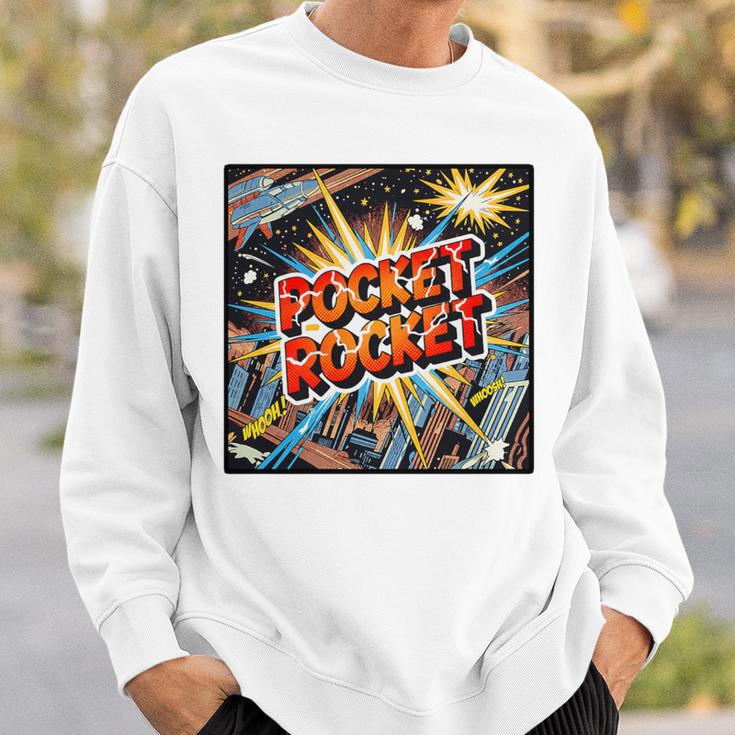 Pocket Rocket Comic Book Style Premium Tri-Blend Sweatshirt Gifts for Him Pocket Rocket Comic Book Style Premium Tri-Blend Sweatshirt Gifts for Him