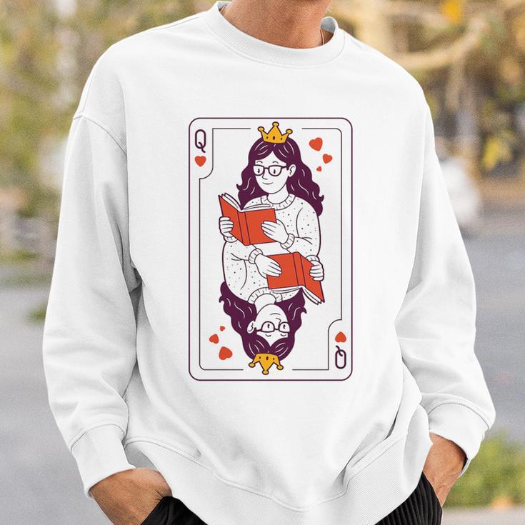 Queen Of Books Premium Tri-Blend Sweatshirt Gifts for Him