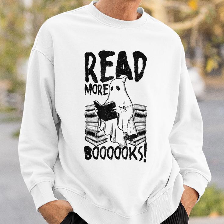 Read More Books Ghost Halloween Reading Teacher Literacy Sweatshirt Gifts for Him Read More Books Ghost Halloween Reading Teacher Literacy Sweatshirt Gifts for Him