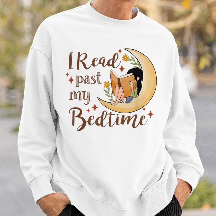 I Read Past My Bedtime Book Lover Sweatshirt Gifts for Him