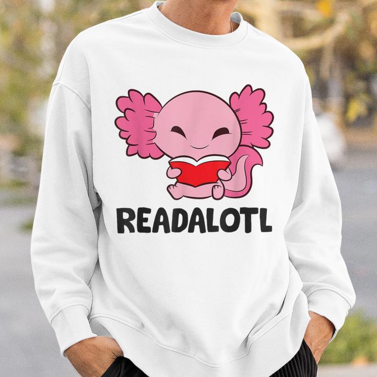 Readalotl Love Axolotls Reading Books And Axolotls Sweatshirt Gifts for Him Readalotl Love Axolotls Reading Books And Axolotls Sweatshirt Gifts for Him