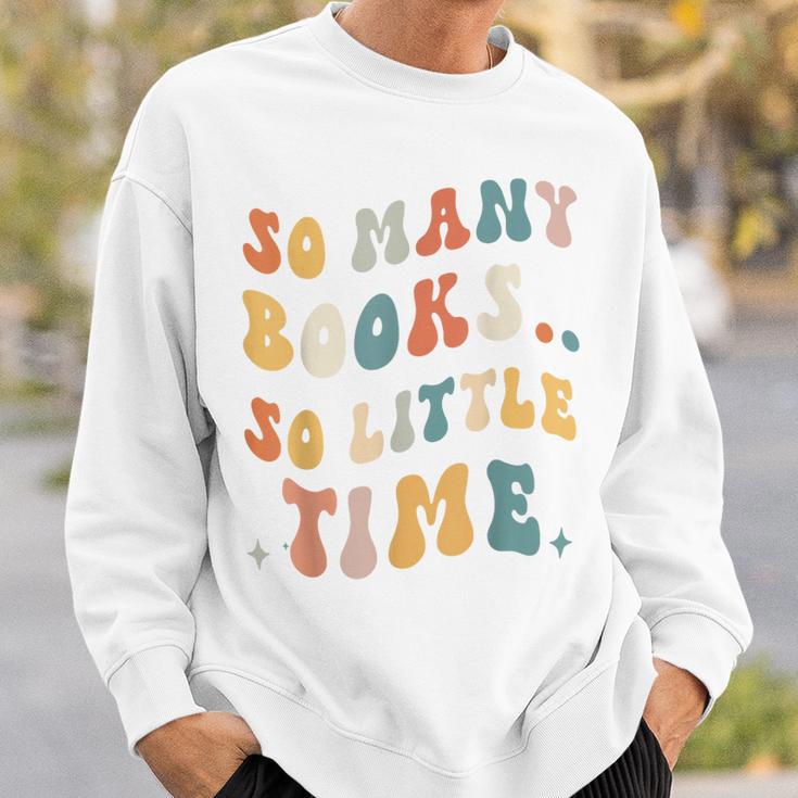 Reader-TShirt So Many Books Little Time Nerd Bookaholic Sweatshirt Gifts for Him Reader-TShirt So Many Books Little Time Nerd Bookaholic Sweatshirt Gifts for Him