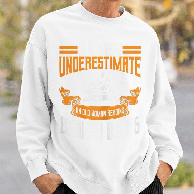 Reading Banned Books Old Woman Saying Reader Book Bans Women Sweatshirt Gifts for Him Reading Banned Books Old Woman Saying Reader Book Bans Women Sweatshirt Gifts for Him