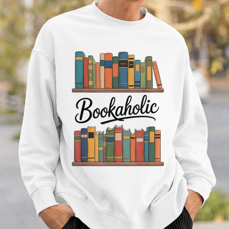 Reading As a Bookaholic For Book Lovers Sweatshirt Gifts for Him