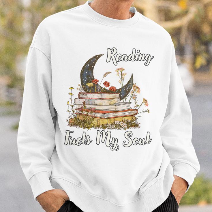 Reading Fuels My Soul Inspirational Book Lover & Bibliophile Premium Tri-Blend Sweatshirt Gifts for Him Reading Fuels My Soul Inspirational Book Lover & Bibliophile Premium Tri-Blend Sweatshirt Gifts for Him