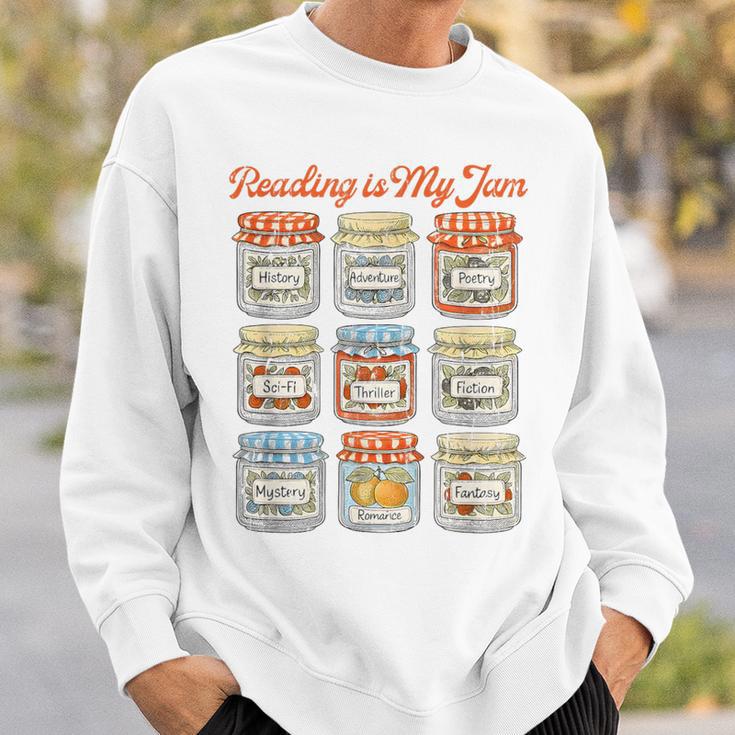 Reading Is My Jam Book Lover Fantasy Reader Sweatshirt Gifts for Him Reading Is My Jam Book Lover Fantasy Reader Sweatshirt Gifts for Him