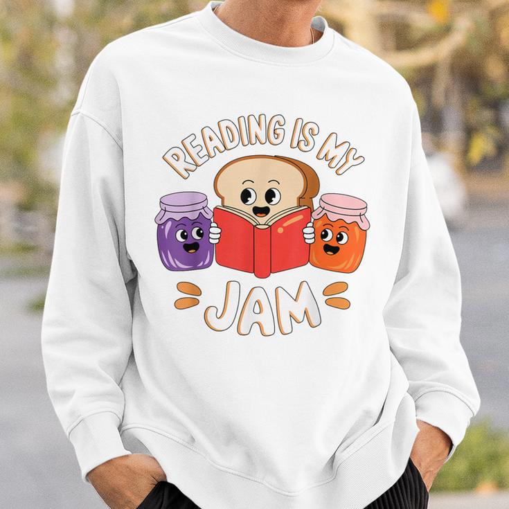 Reading Is My Jam Bookworm Book Librarian Sweatshirt Gifts for Him Reading Is My Jam Bookworm Book Librarian Sweatshirt Gifts for Him