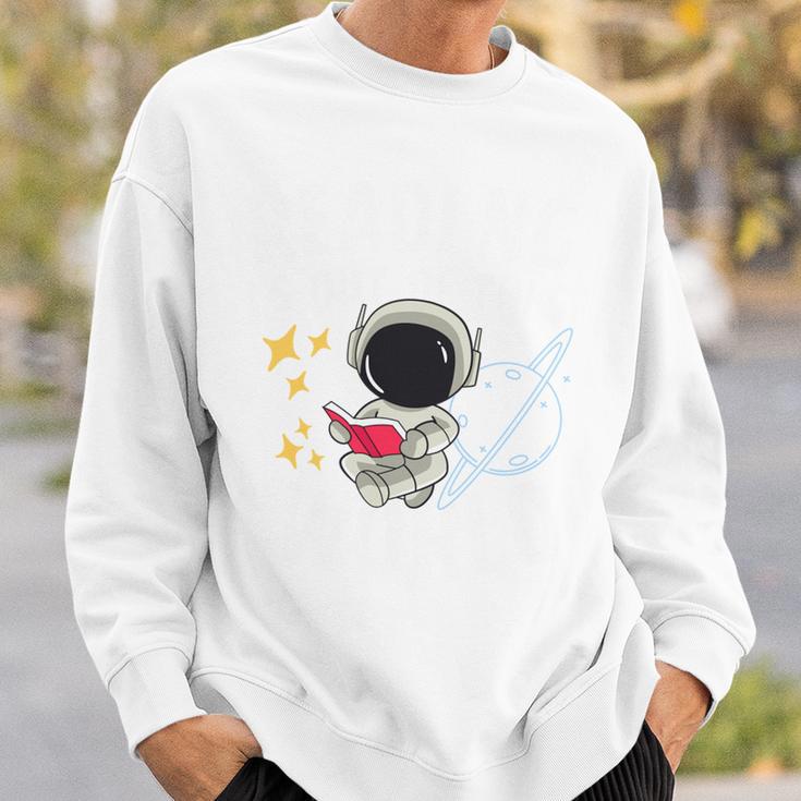 Reading Is Out Of This World Space Books Lover Performance Sweatshirt Gifts for Him