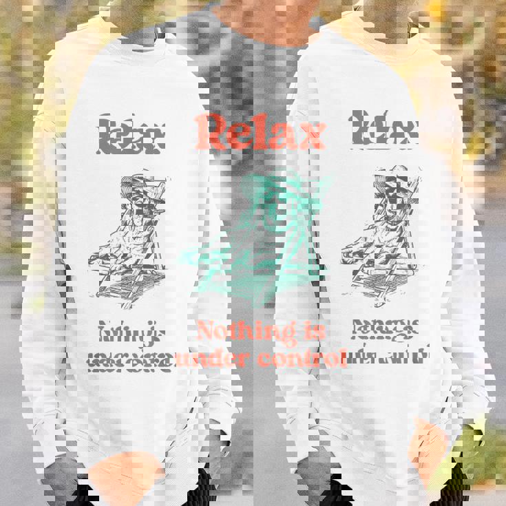 Relax Labrador Dog Owner Graphic スウェットシャツ 彼への贈り物