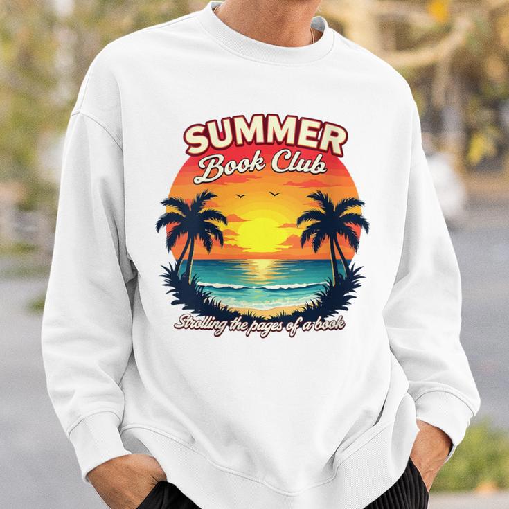 Retro Summer Book Reading Club Sweatshirt Gifts for Him Retro Summer Book Reading Club Sweatshirt Gifts for Him