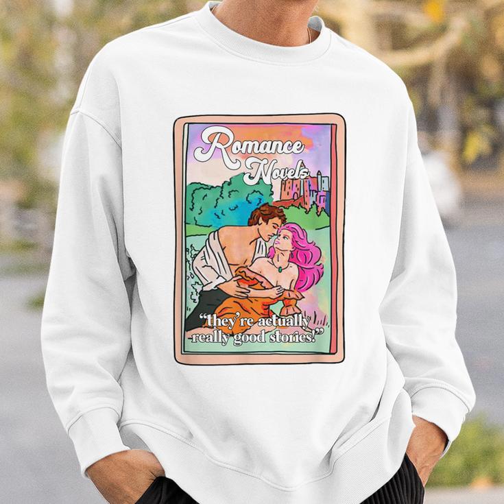 Romance Novels Really Good Stories Tarot Card Book Lover Sweatshirt Gifts for Him