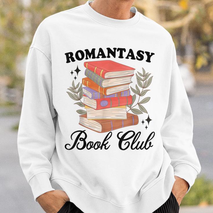 Romantasy Book Club Fantasy Bookish Reading Banned Books Sweatshirt Gifts for Him