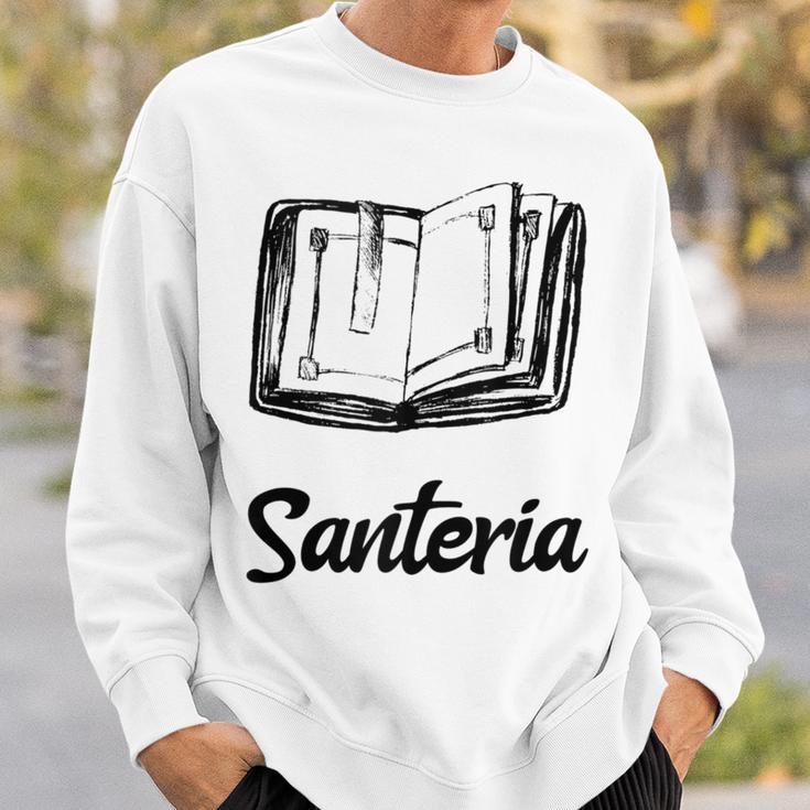 Santeria Bruja Book Sweatshirt Gifts for Him Santeria Bruja Book Sweatshirt Gifts for Him