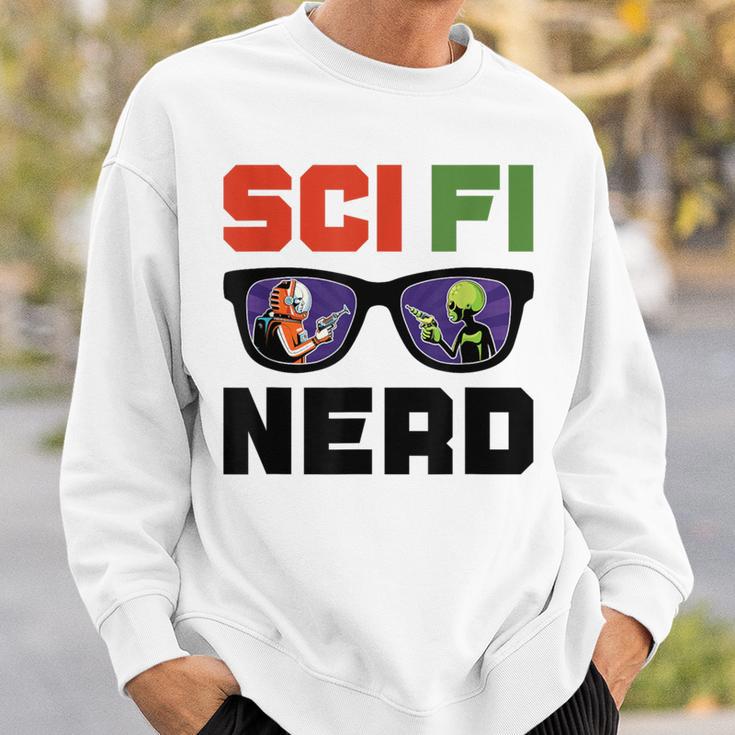Sci Fi Nerd Science Fiction Book Movie Fan Sweatshirt Gifts for Him