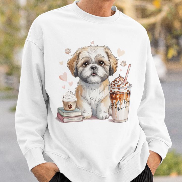 Shih Tzu Treats Books And Coffee Shih-Tzu For Dog Moms Premium Tri-Blend Sweatshirt Gifts for Him Shih Tzu Treats Books And Coffee Shih-Tzu For Dog Moms Premium Tri-Blend Sweatshirt Gifts for Him