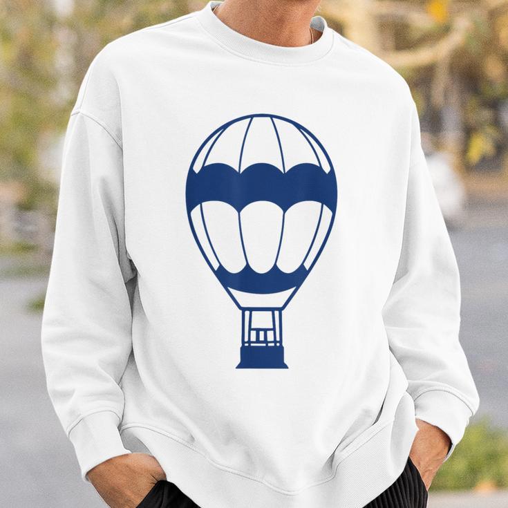 Simple Hot Air Balloon 熱気球 面白い シンプル ミニマリスト 気球 熱気球 スウェットシャツ 彼への贈り物