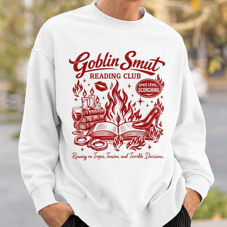 Smut Reader Smutty Spicy Book Goblin Smut Reading Club Sweatshirt Gifts for Him Smut Reader Smutty Spicy Book Goblin Smut Reading Club Sweatshirt Gifts for Him