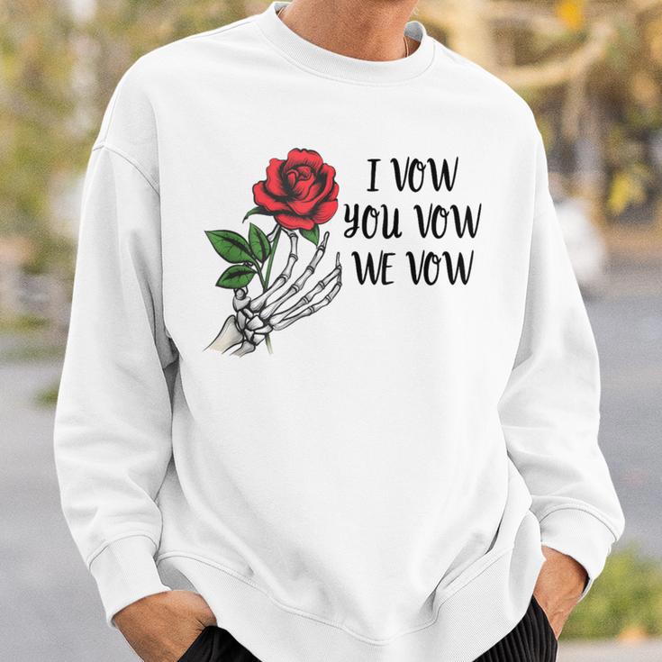 Smutty Book ShirtI Vow You Vow We Vow Merch Dark Romance Sweatshirt Gifts for Him